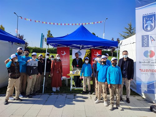 Bilimde Türk Ve Yabancı Kardeşliği İçin Bilim Festivaline Katılım Sağlandı